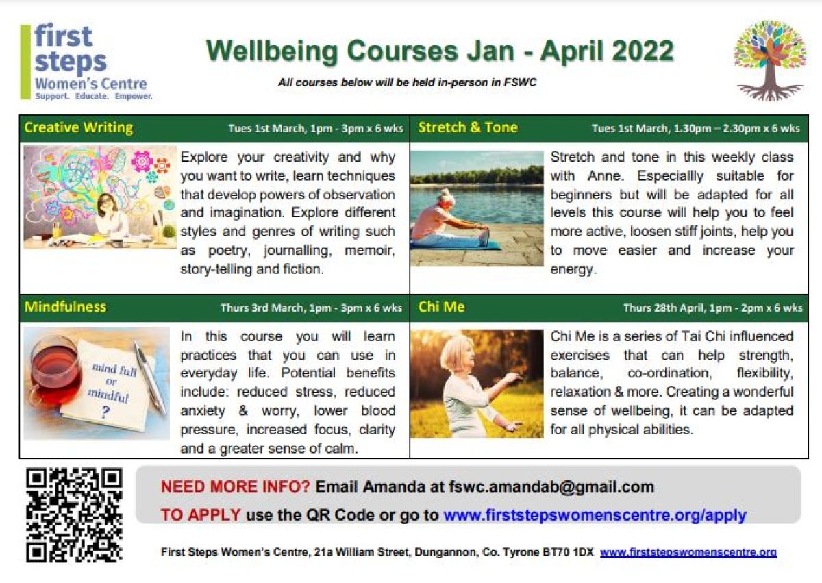 January 2022 Wellbeing Courses new photos pg2