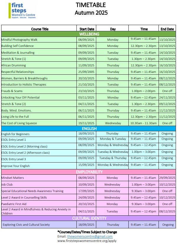 Autumn Timetable JPG